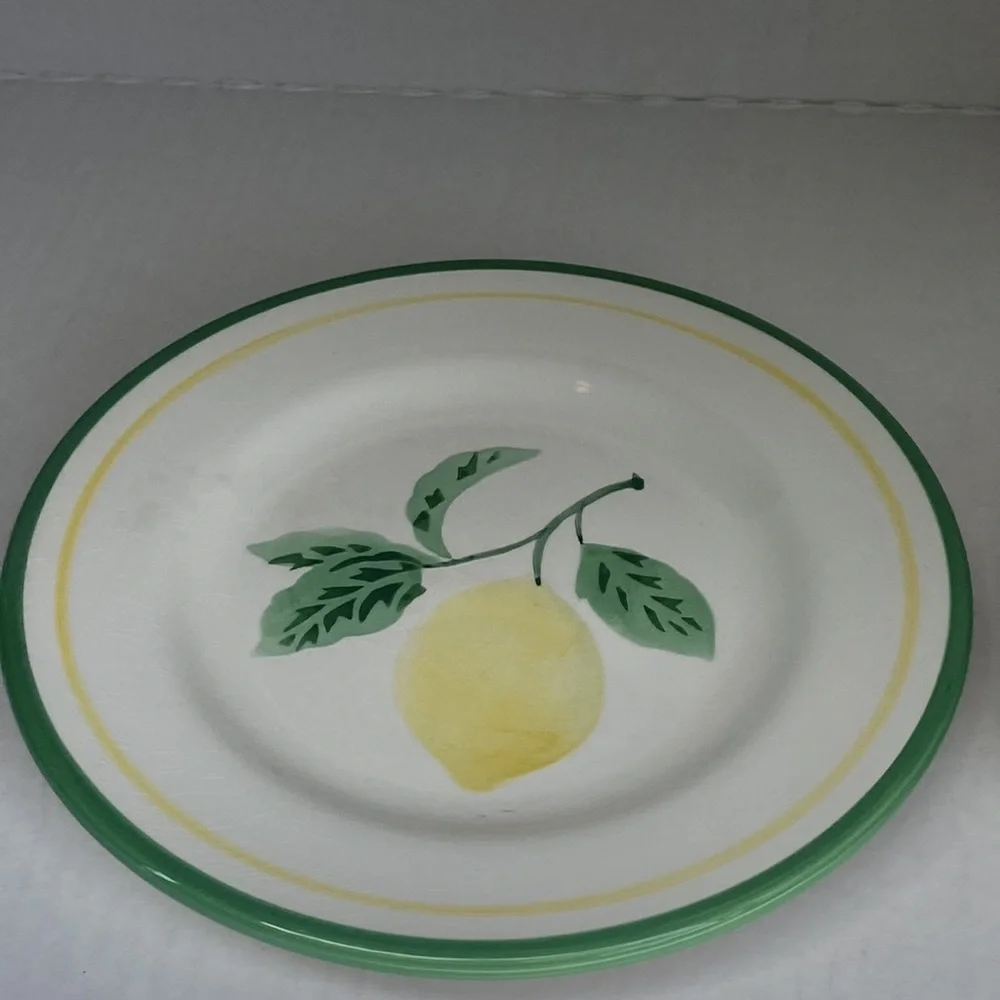 Williams Sonoma lemon salad plates